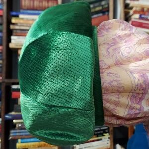 Emerald Green Tam hat vintage USA Made